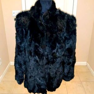 Beautiful Black Genuine Fur Coat